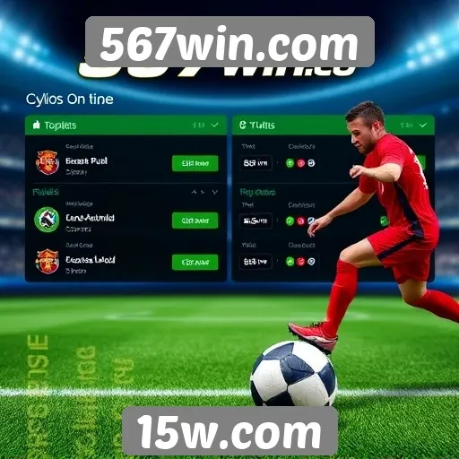 Funcionamento da seção de apostas esportivas do 567win